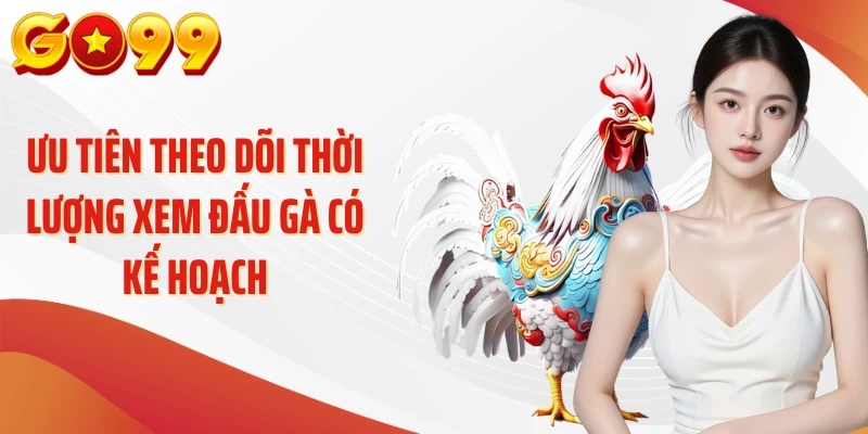 Đá Gà Go99 - Bước Vào Thế Giới Chiến Kê Đầy Kịch Tính 3 Ưu tiên theo dõi thời lượng xem đấu gà có kế hoạch